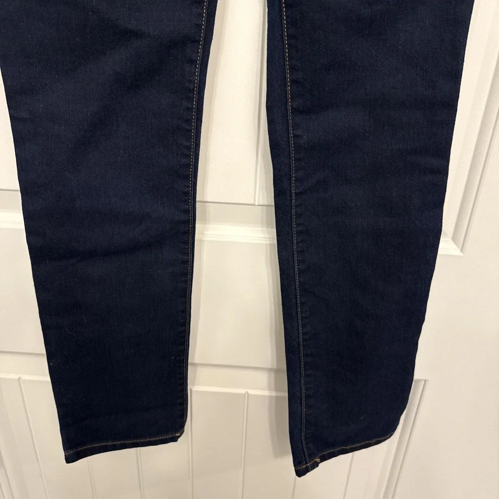 The Children's Place Girls Jeans Size 14, Skinny Dark Wash Blue Denim Button NWT
